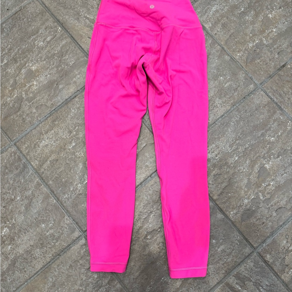 Align double layer pink leggings 25”